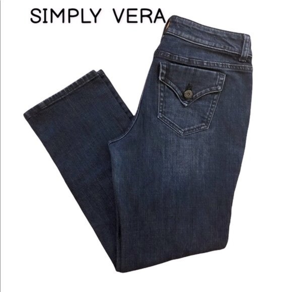 SIMPLY VERA straight cropped jeans - Picture 1 of 6